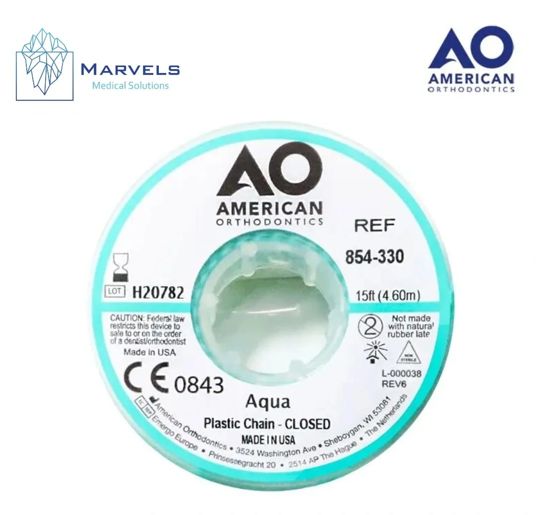 PLASTIC CHAIN 15' CLOSED AQUA_0