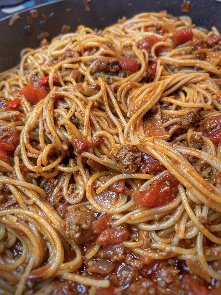 Spaghetti viande 