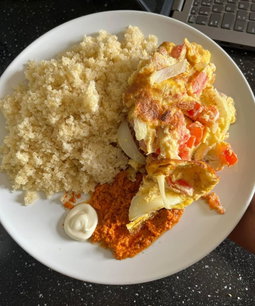 Attieke omelette 