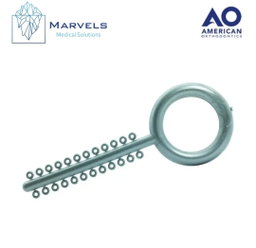 PLASTIC LIGATURES UNI-STICK SILVER