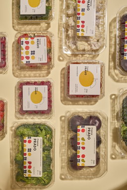 Frutas y verduras cortadas