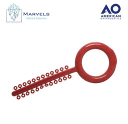 PLASTIC LIGATURES UNI-STICK RED