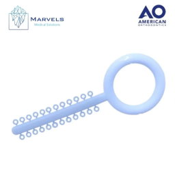 PLASTIC LIGATURES UNI-STICK LIGHT BLUE