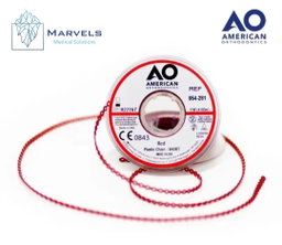 PLASTIC CHAIN 15' SHORT RED