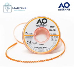 PLASTIC CHAIN 15' SHORT ORANGE