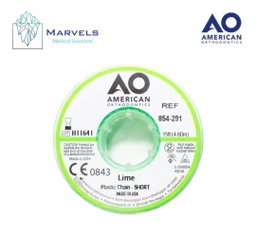 PLASTIC CHAIN 15' SHORT LIME