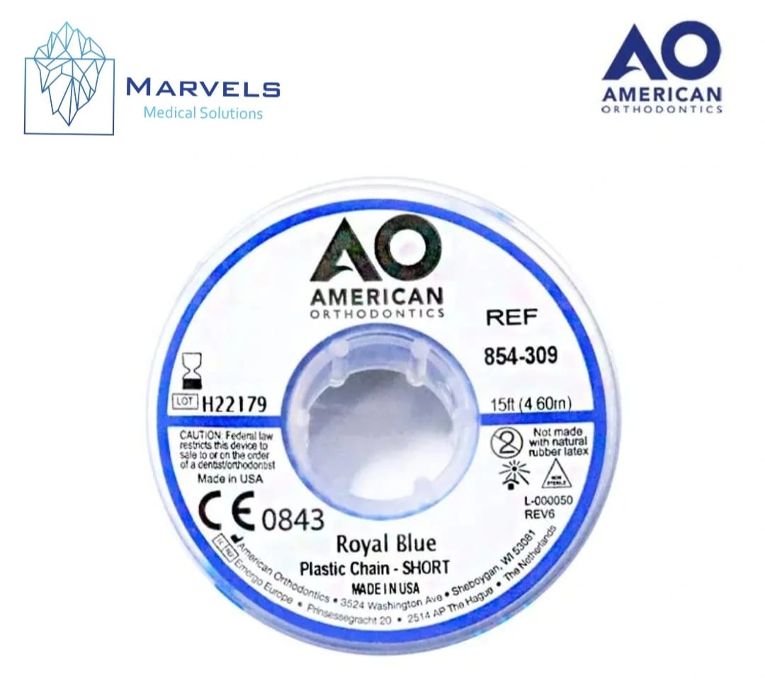 PLASTIC CHAIN 15' SHORT ROYAL BLUE_0