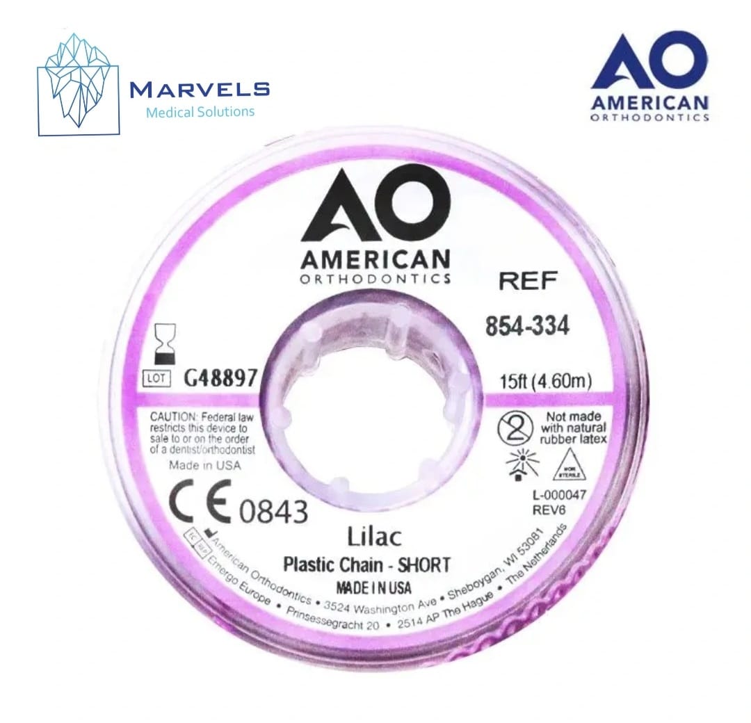 PLASTIC CHAIN 15' SHORT LILAC