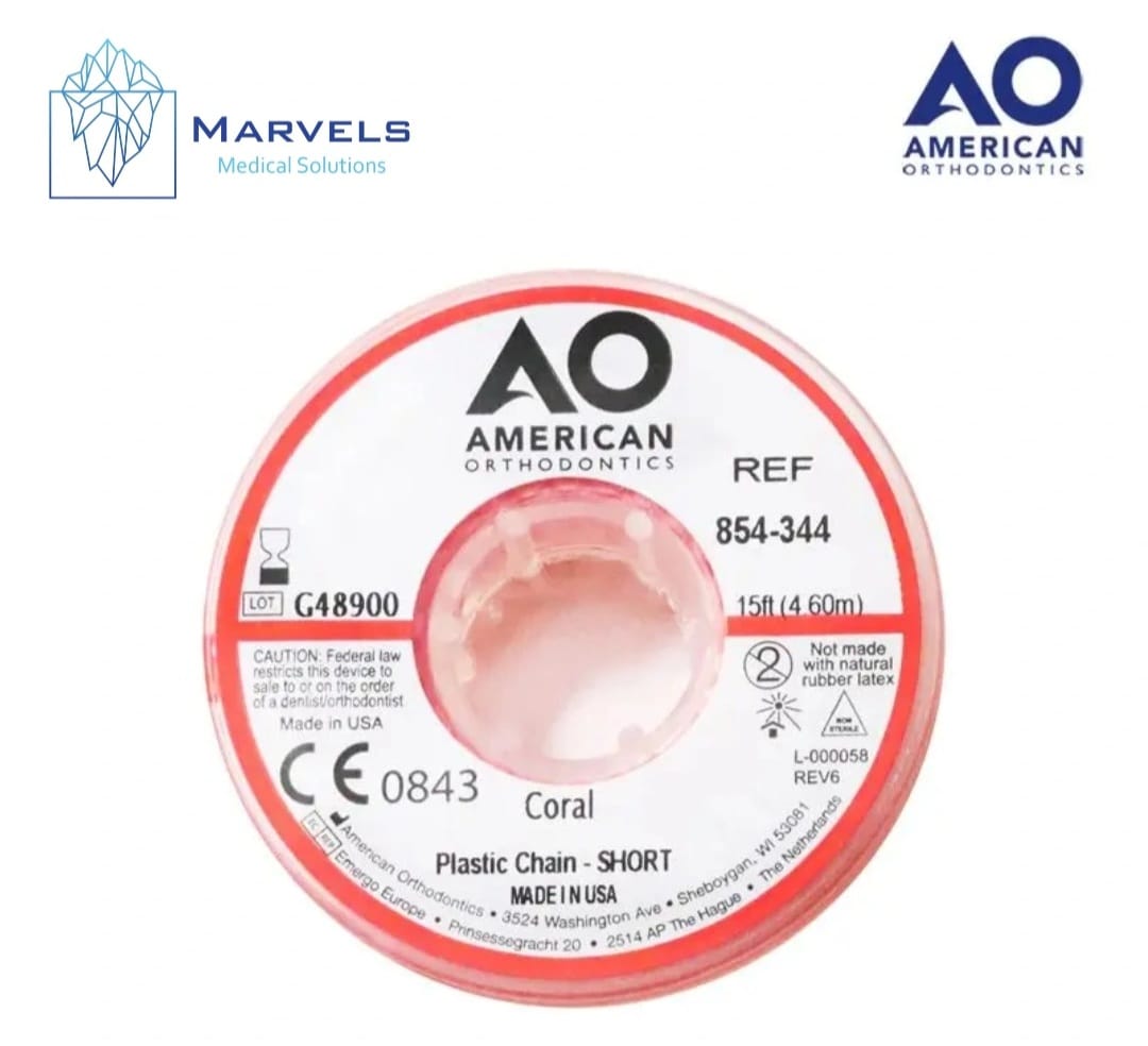 PLASTIC CHAIN 15' SHORT CORAL_0