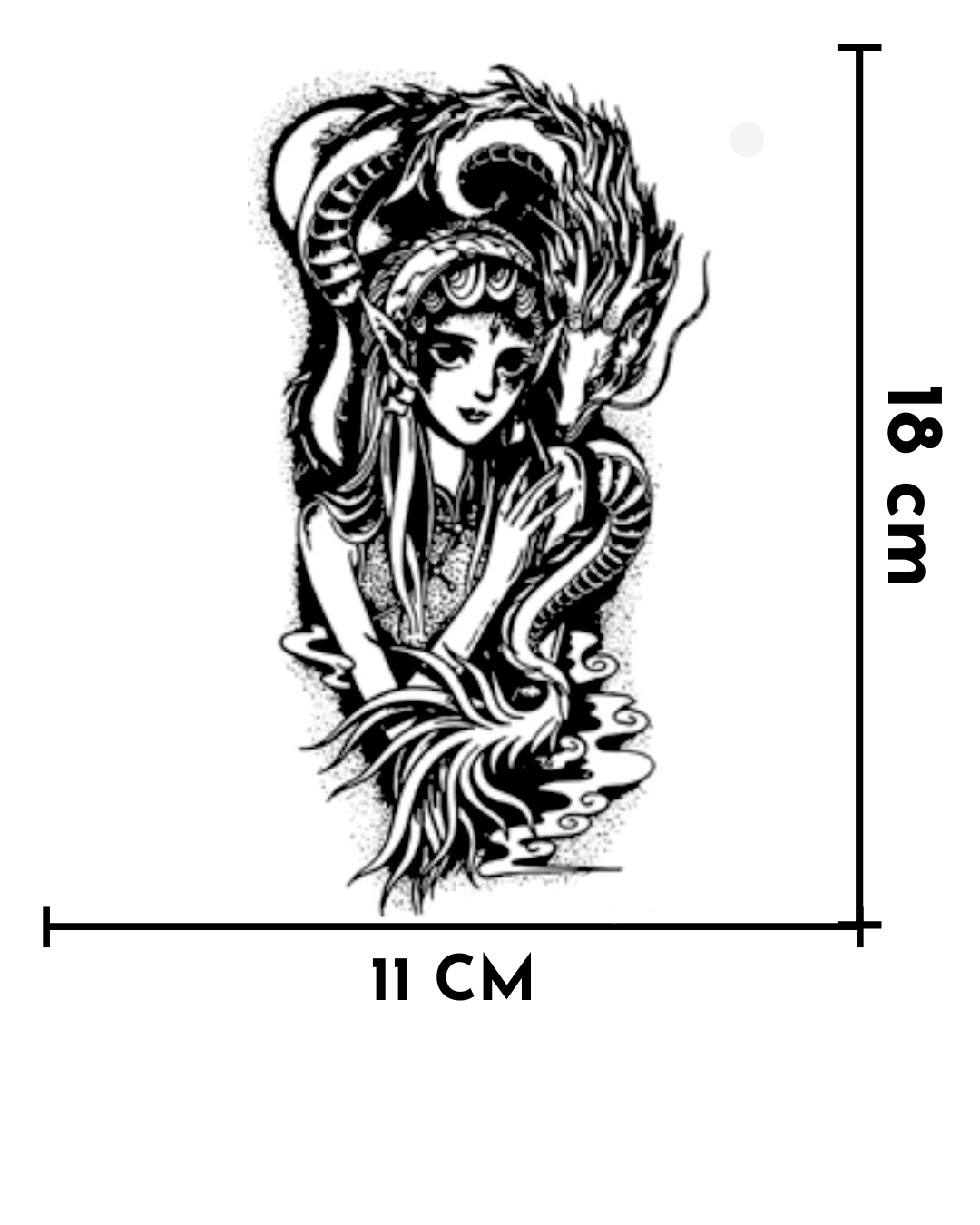 Dragon y mujer