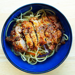 Crispy Chicken Aglio Olio