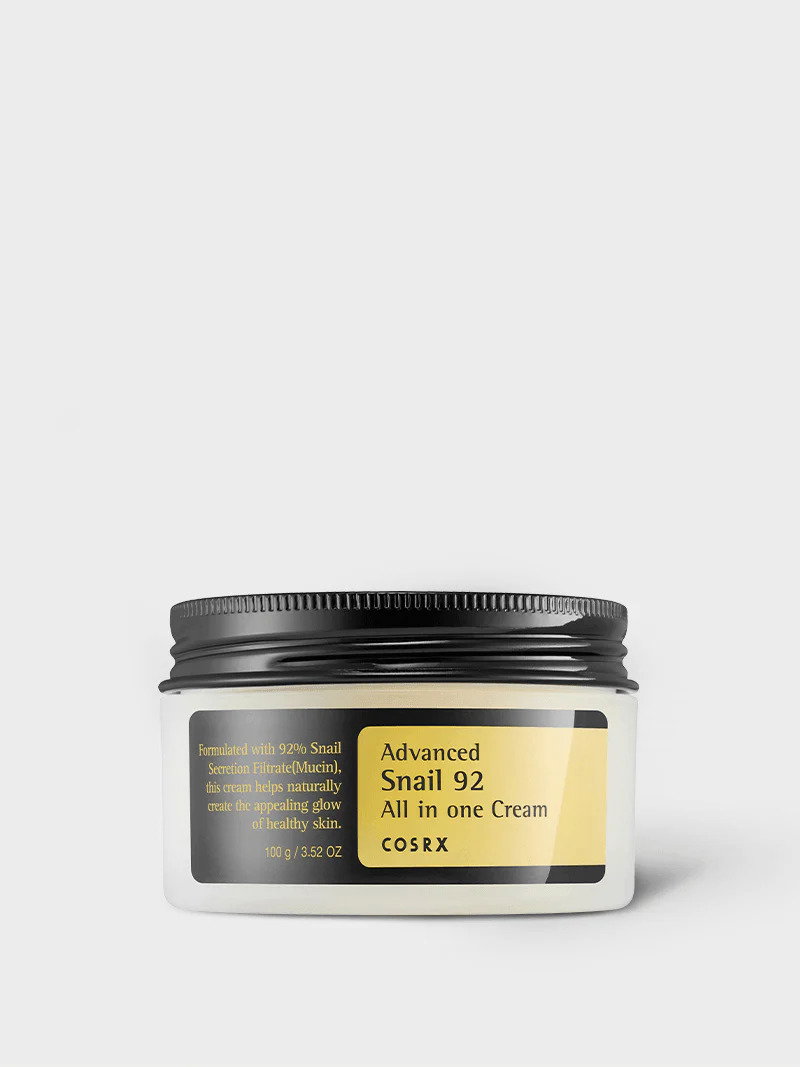 Cosrx Advanced Snail 92 - Crème Tout-en-Un à l'Escargot - Visage - Tous Types de Peaux, 100ml_0