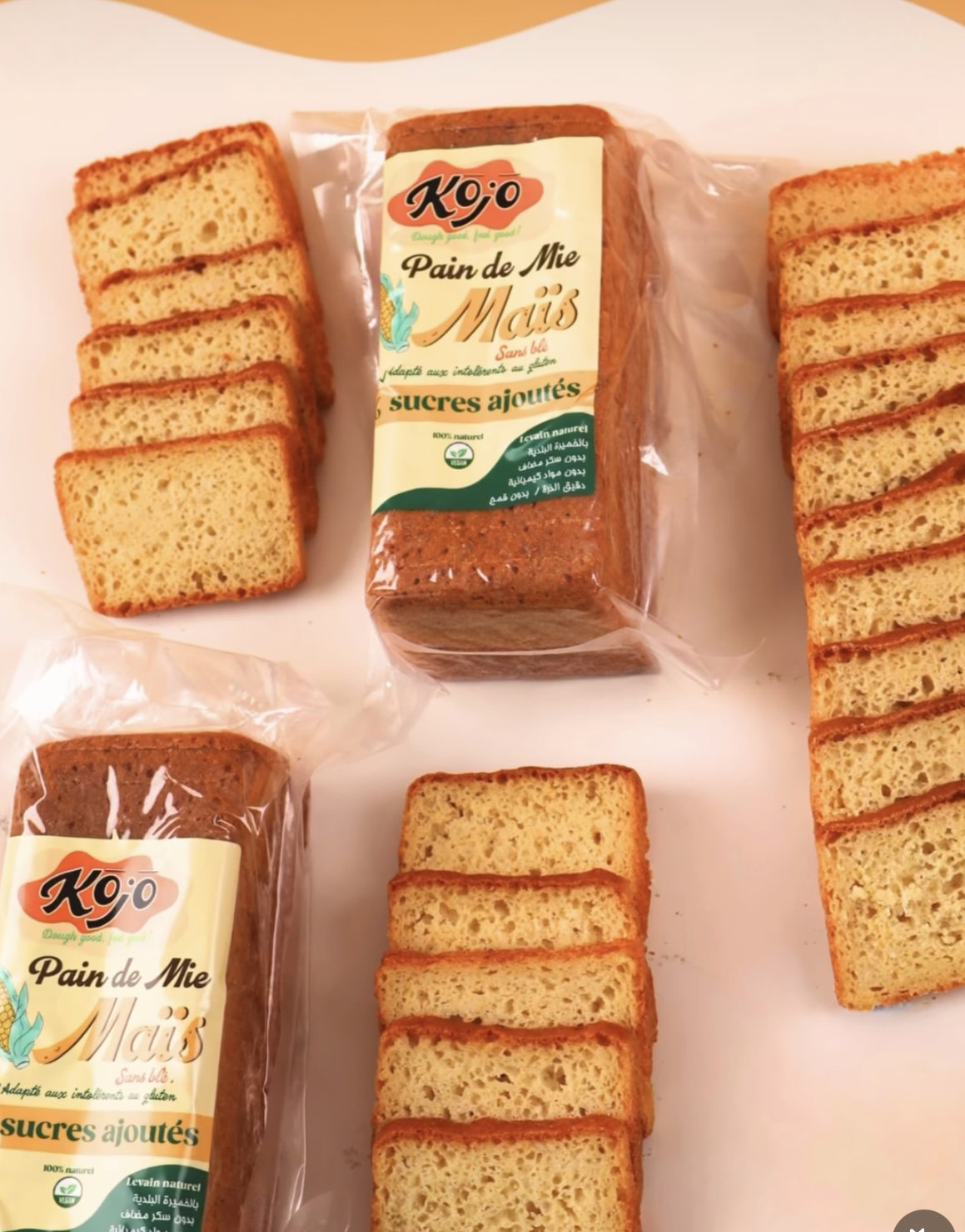 Pain de mie maïs 🌽 - sans gluten 