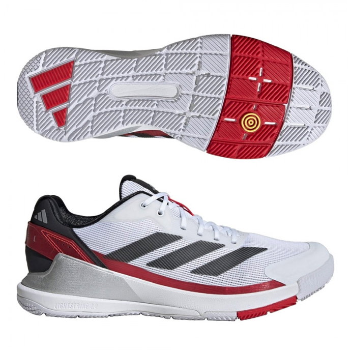 ADIDAS Crazy Quick LS White/Red, Men's Padel Shoe