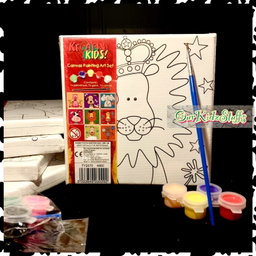 Animal Canvas Painting Kit 15x15cm