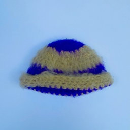 Striped Fluffy Beanie