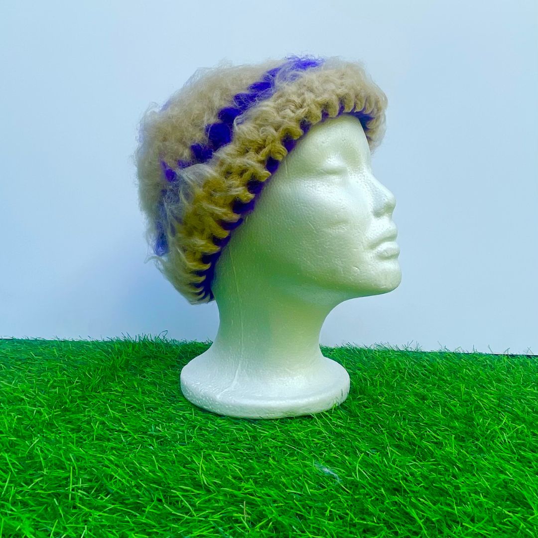 Striped Fluffy Beanie_1