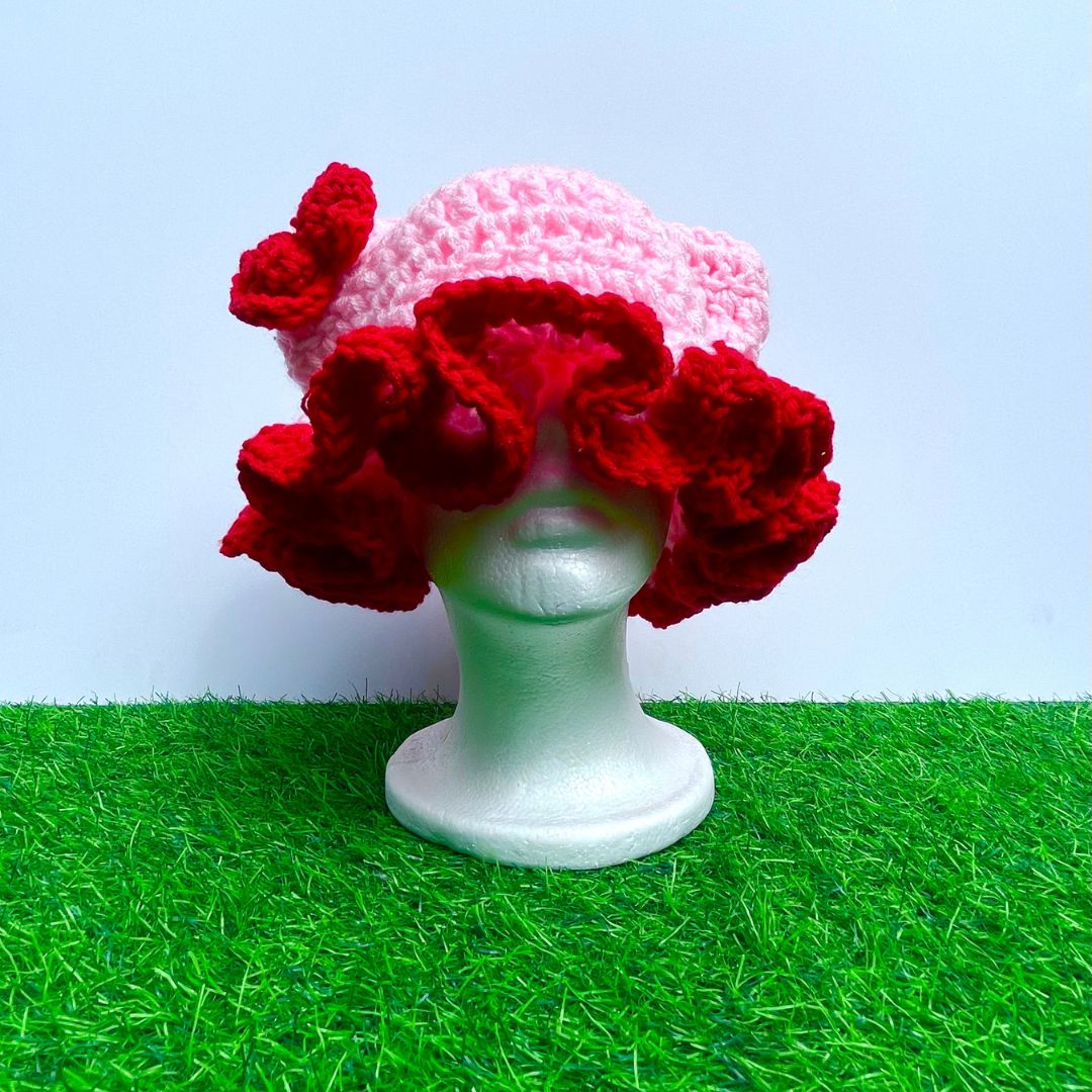 Cat Ear Hat with Ruffles_1