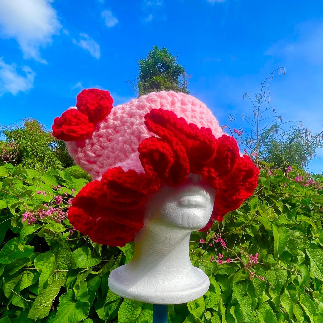 Cat Ear Hat with Ruffles_2