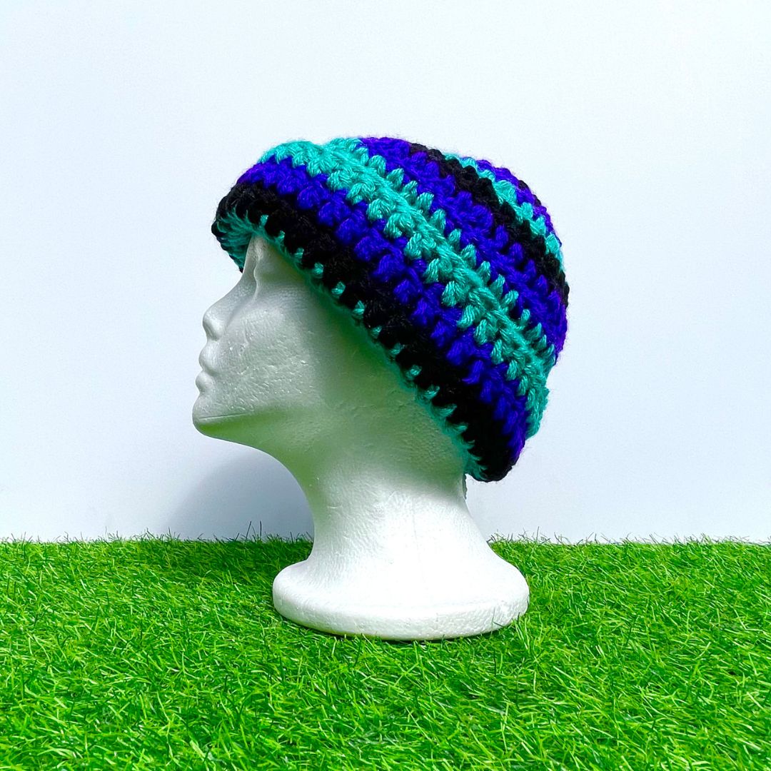 Striped Regular Beanie_0