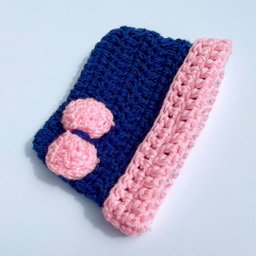 Cat Beanie with Bow 