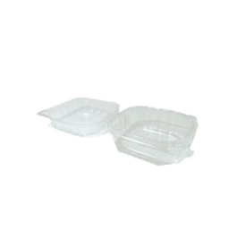 6" clamshell plastic container 