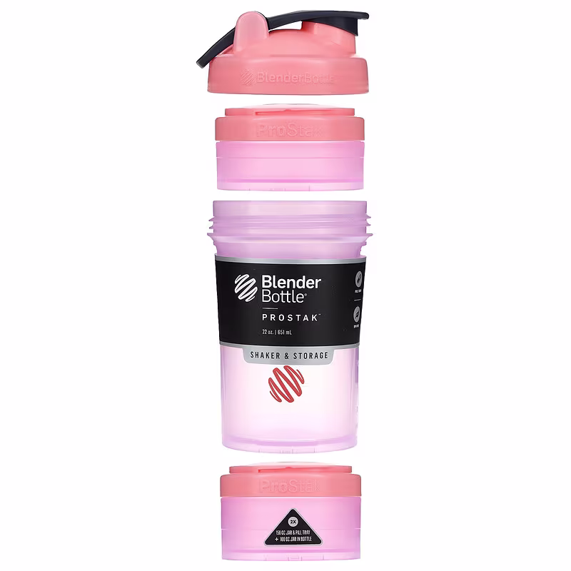 BLENDERBOTTLE 22OZ PROSTAK FULL-COLOR PINK