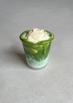 Salted Maple Cold Foam Matcha Latte 🍁