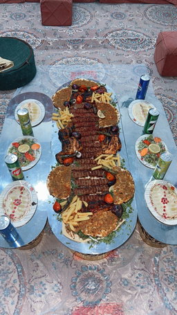 صينية مشاوي وسط 