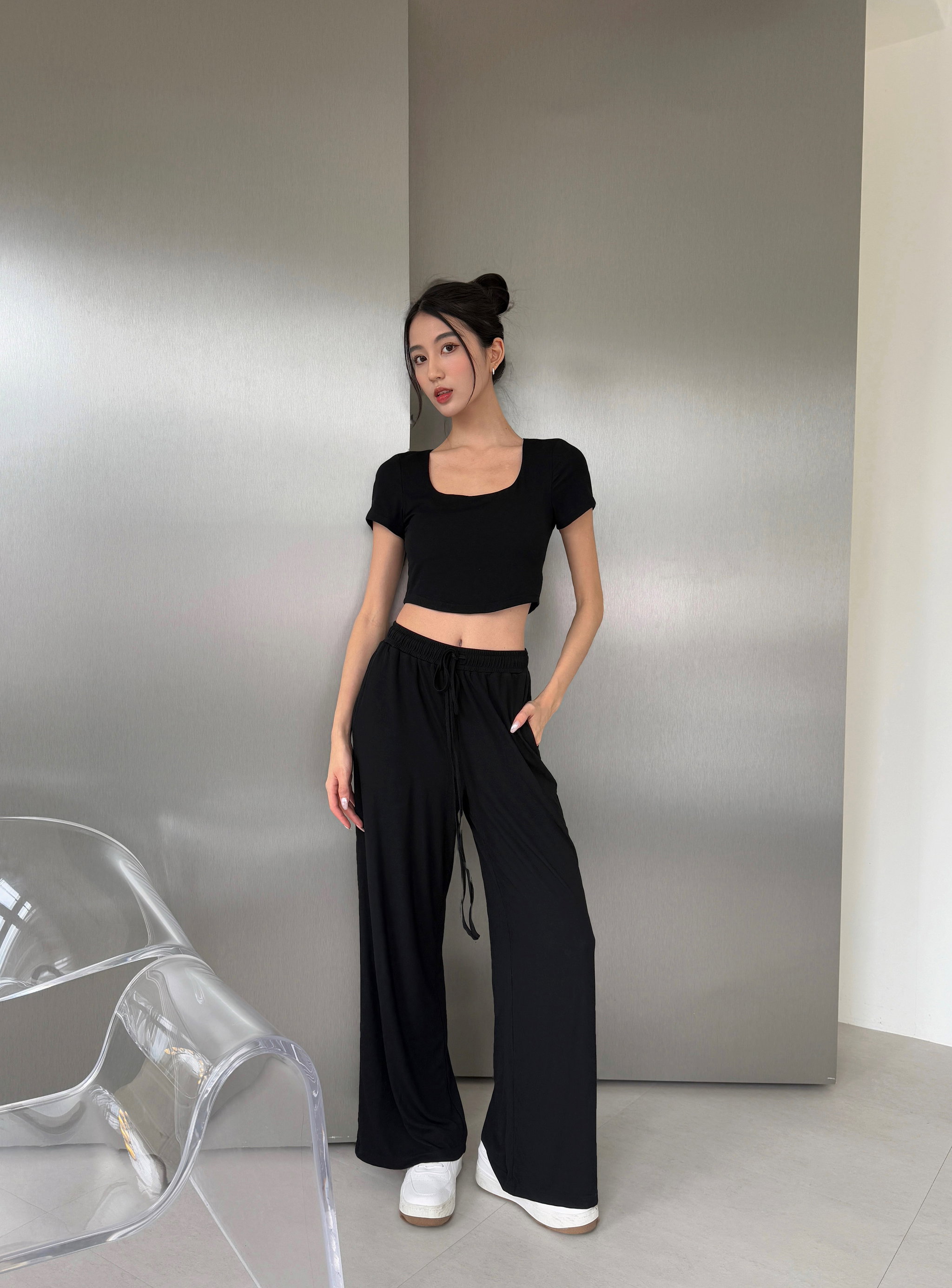ELARA LOUNGE PANTS | BLACK_0