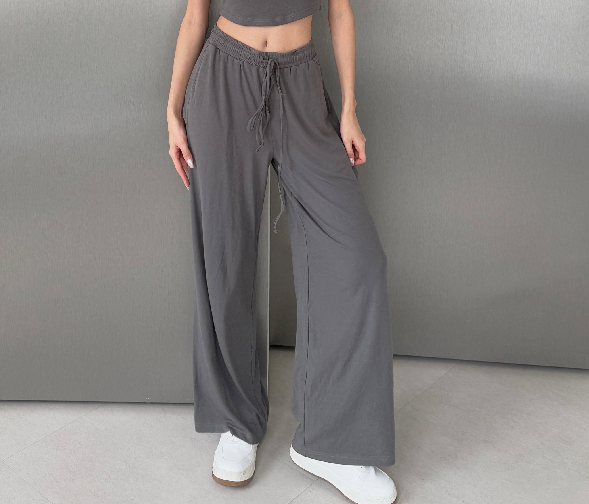 ELARA LOUNGE PANTS | GREY_1