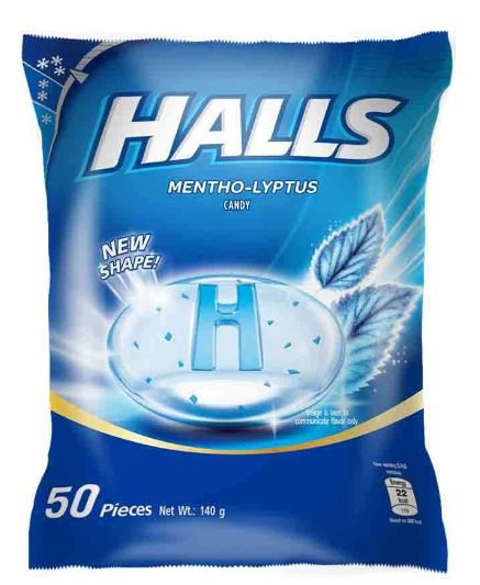Halls mentholyotus sugar free