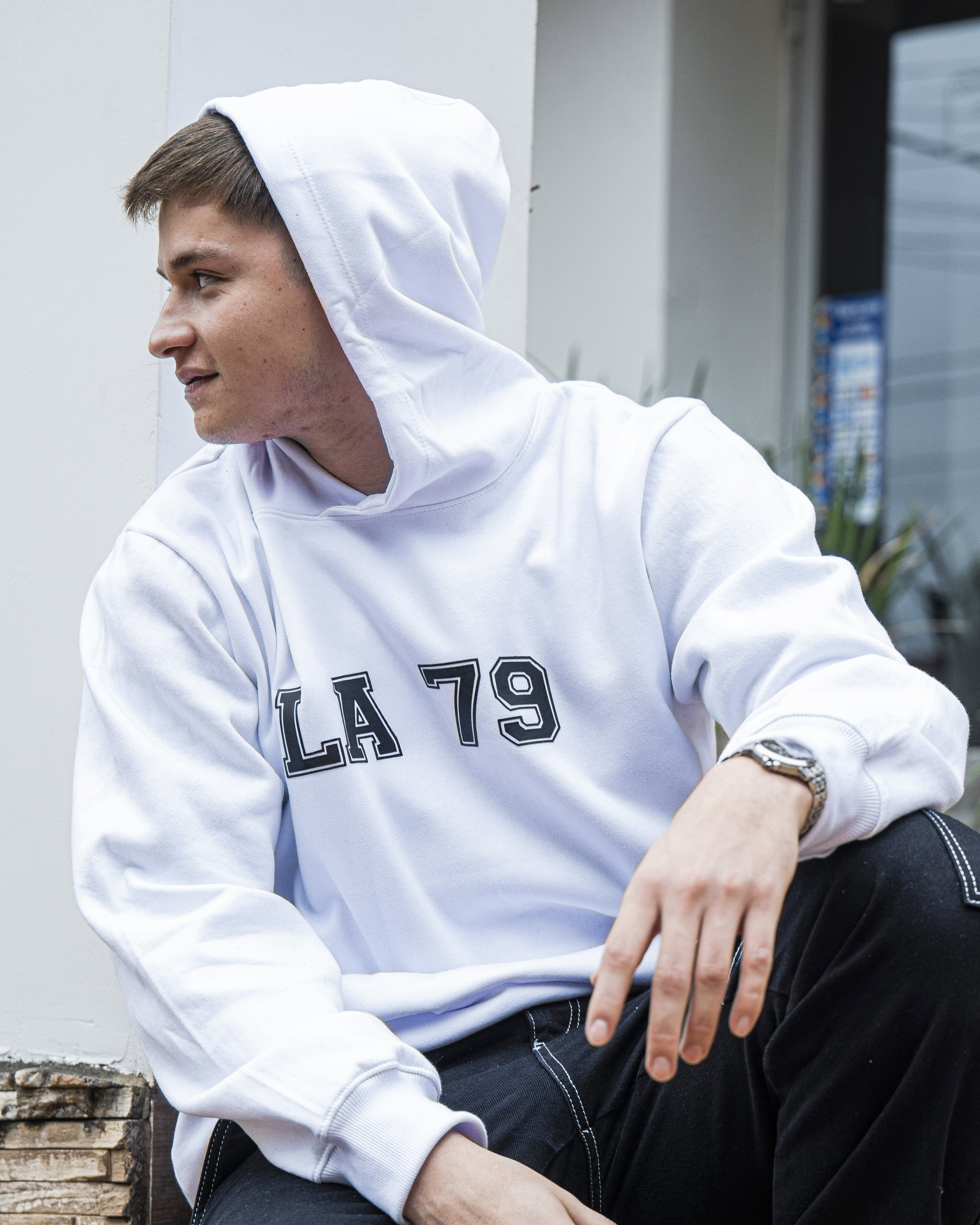 Hoodie La 79 No Hay Otra Igual - Blanca_2