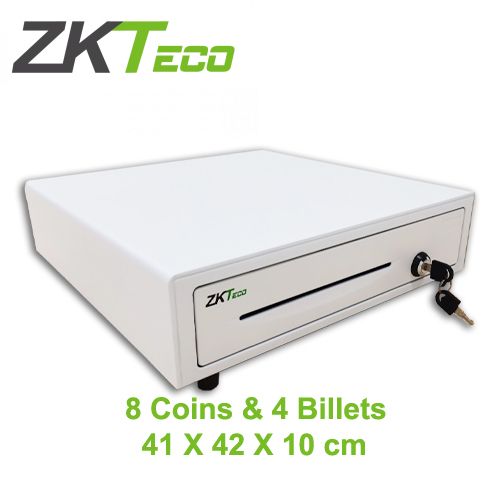 Tiroir de Caisse Blanc Métallique ZKTeco- ZKC0408