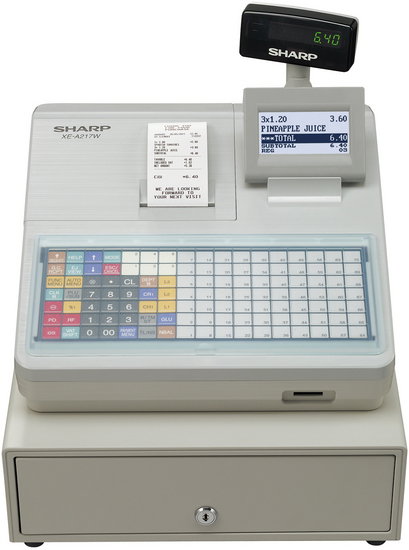 Caisse SHARP enregistreuse Blanche Sharp XE-A217W_0