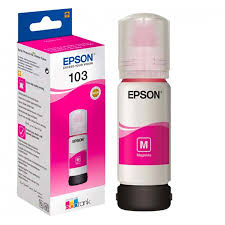 Epson 103 Magenta - Bouteille d'encre Epson EcoTank d'origine (C13T00S34A)