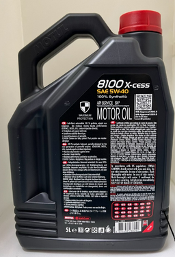 Motul 8100 X-Cess gen2 5W40 Fully Synthetic Motor Oil  5L