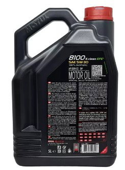 Motul 8100 X-Clean 5W30 EFE ACEA C2/C3 Fully Synthetic Motor Oil  5L