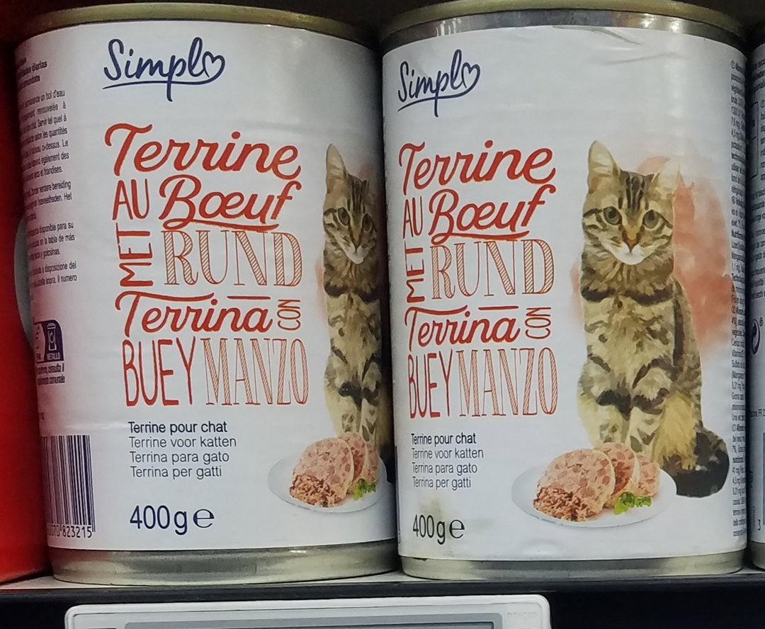 Simple Chat Tin Terre. Boeuf 400gr