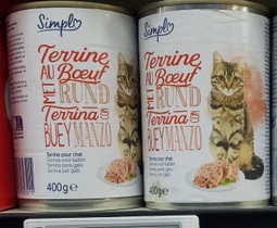 Simple Chat Tin Terre. Boeuf 400gr