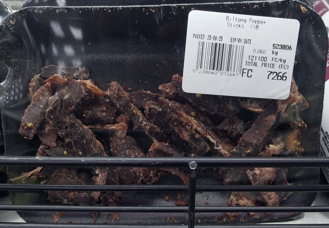 Biltong Pepper Stiks 0,060kg
