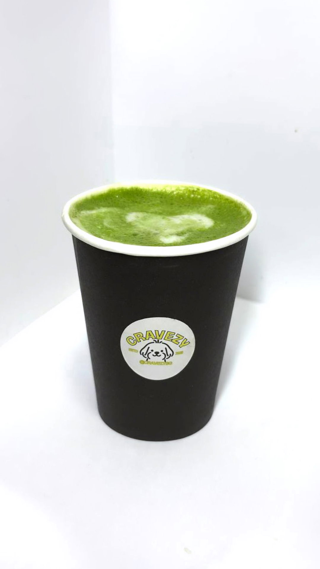 hot matcha latte 
