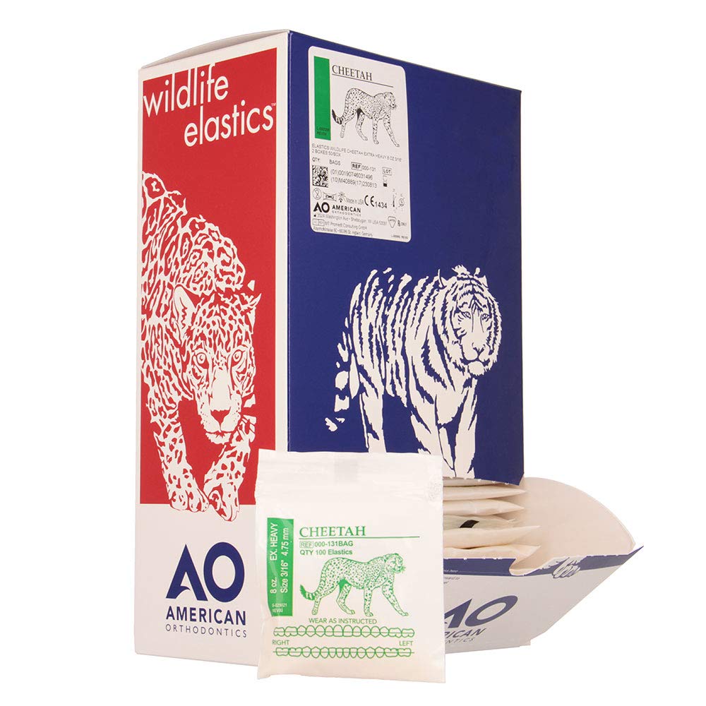 ELASTICS WILDLIFE CHEETAH 8oz 3/16 EXTRA HEAVY