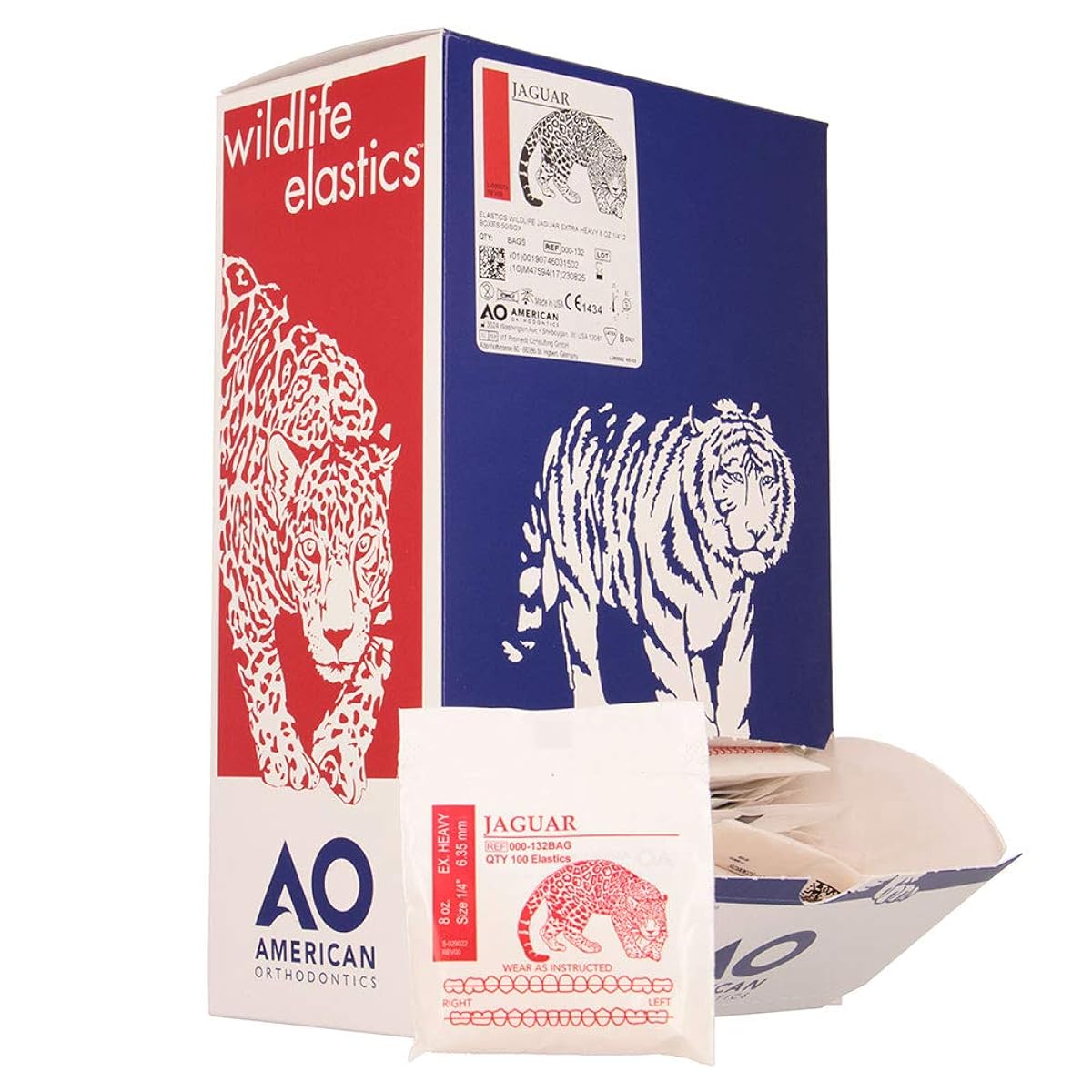 ELASTICS WILDLIFE JAGUAR 8oz 1/4 EXTRA HEAVY _0