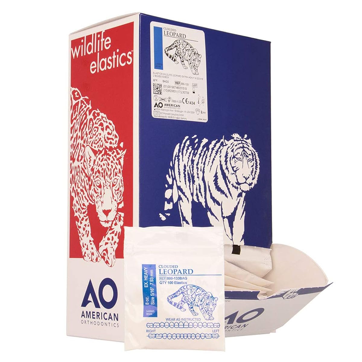 ELASTICS WILDLIFE LEOPARD 8oz 5/16 EXTRA HEAVY_0