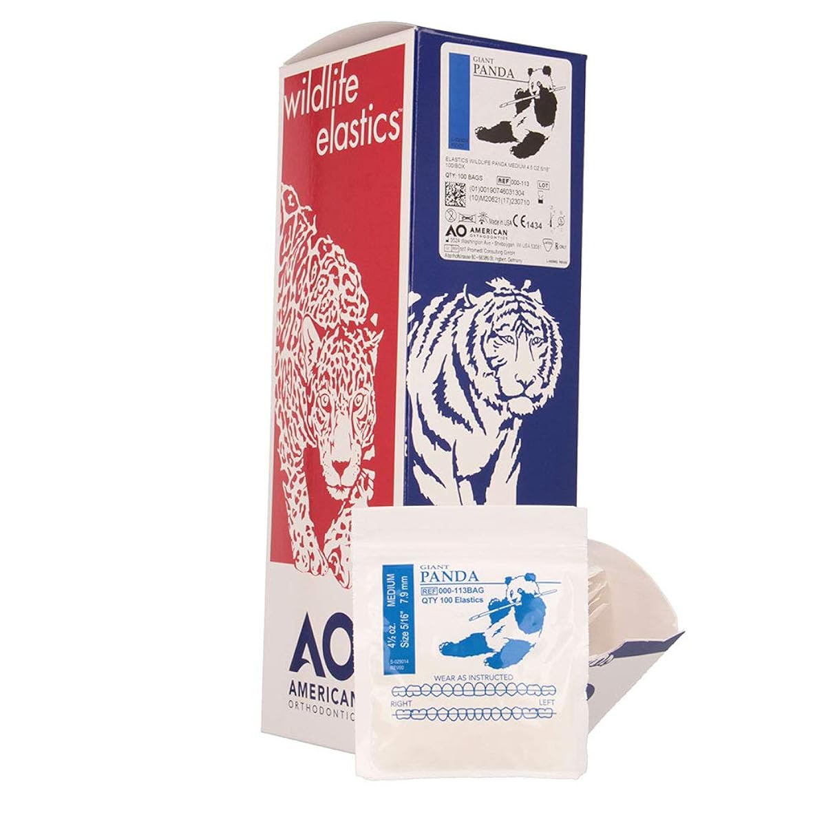 ELASTICS WILDLIFE PANDA 4.5oz 5/16 MEDIUM_0