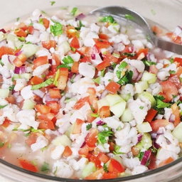 1 kg de ceviche de pescado