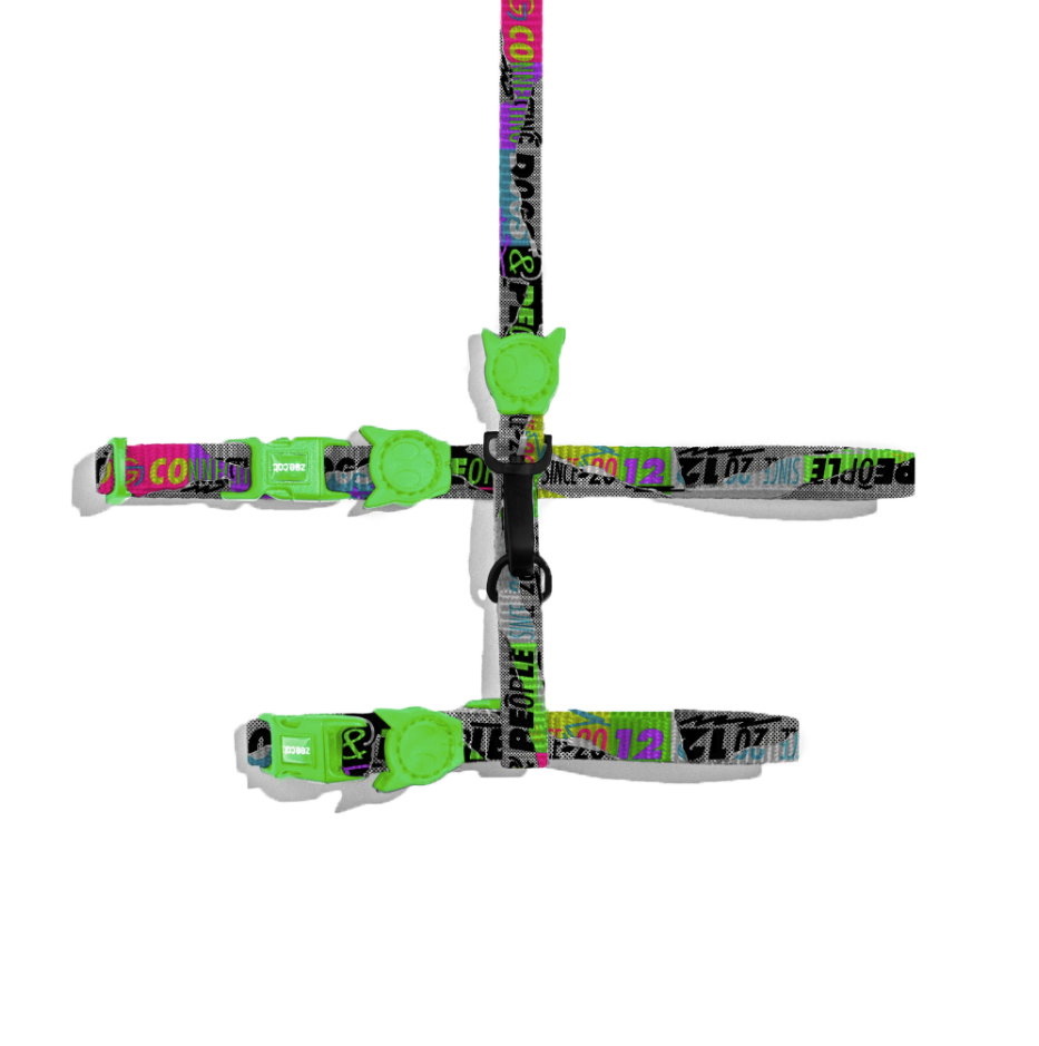 ZeeDog Manifesto Cat Harness & Leash_0