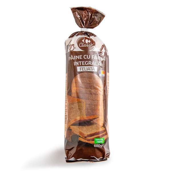 Paine cu faina integrala Carrefour Classic