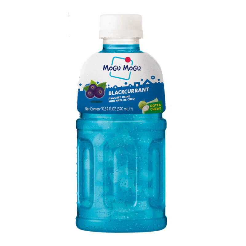 Mogu Mogu Blackcurrent Flavored Drink with Nata De Coco, 320ml_0